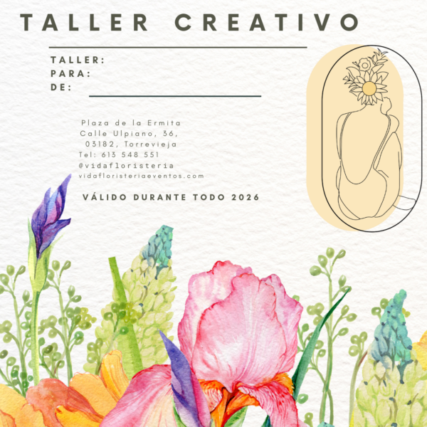 Taller Creativo | Vida floristería Torrevieja
