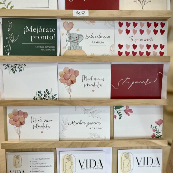 TARJETAS, UN DETALLE PARA COMPLETAR TU RAMO– Floristería Vida Torrevieja